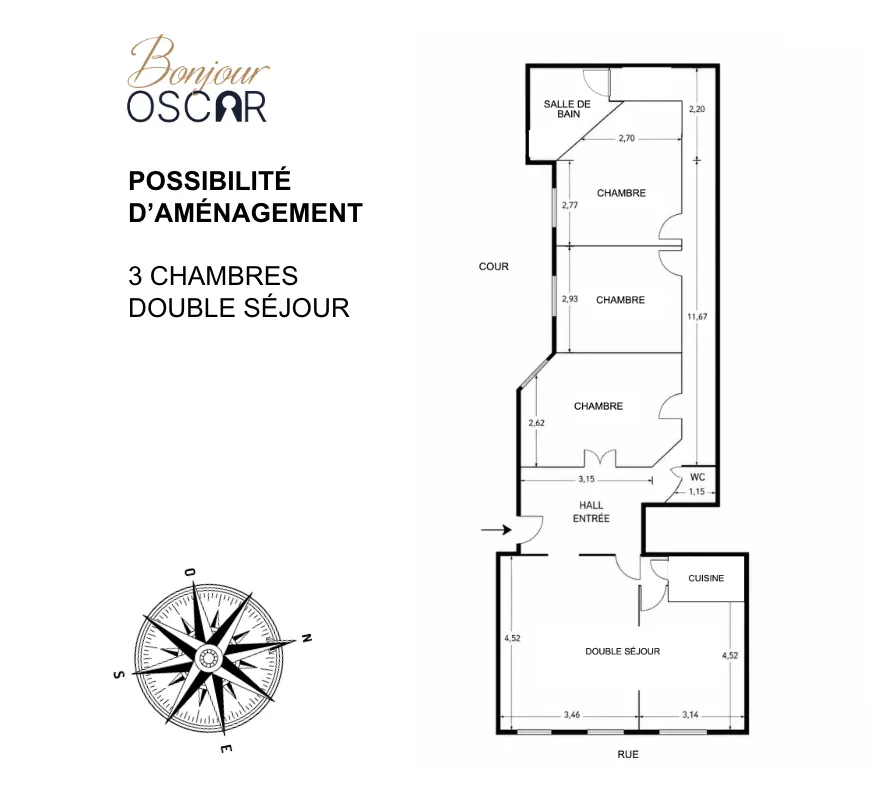 Appartement Familial 3 Chambres - Charme de l'Ancien — photo 3